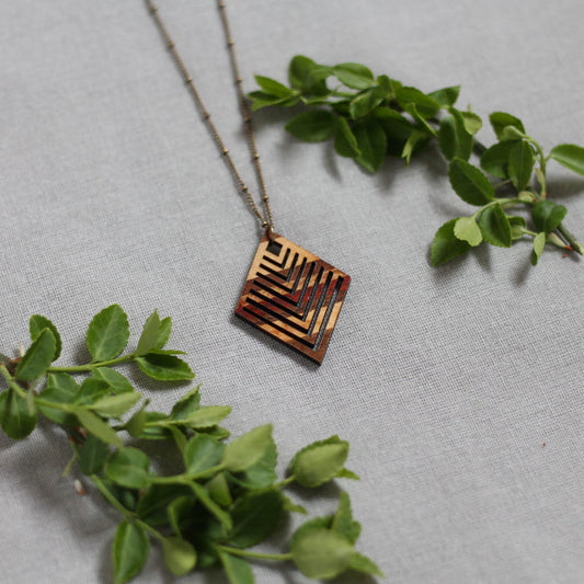 Handmade Wooden Jewelry | Tessa Necklace image 0