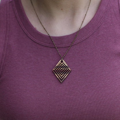 Handmade Wooden Jewelry | Tessa Necklace image 3