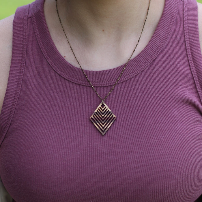 Handmade Wooden Jewelry | Tessa Necklace image 5
