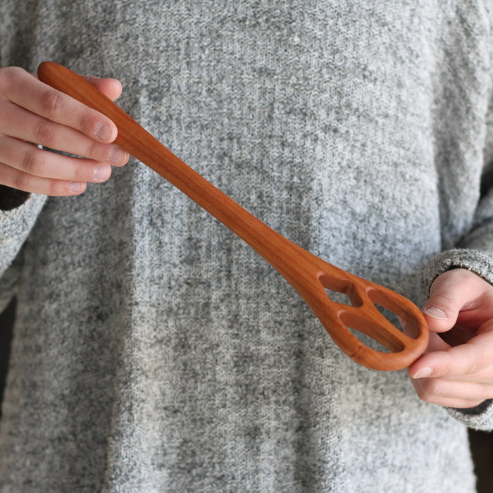 Handmade Wooden Kitchen Utensils | Cherry Dough Whisk