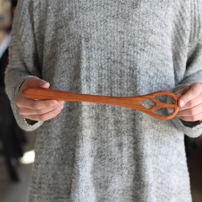 Handmade Wooden Kitchen Utensils | Cherry Dough Whisk