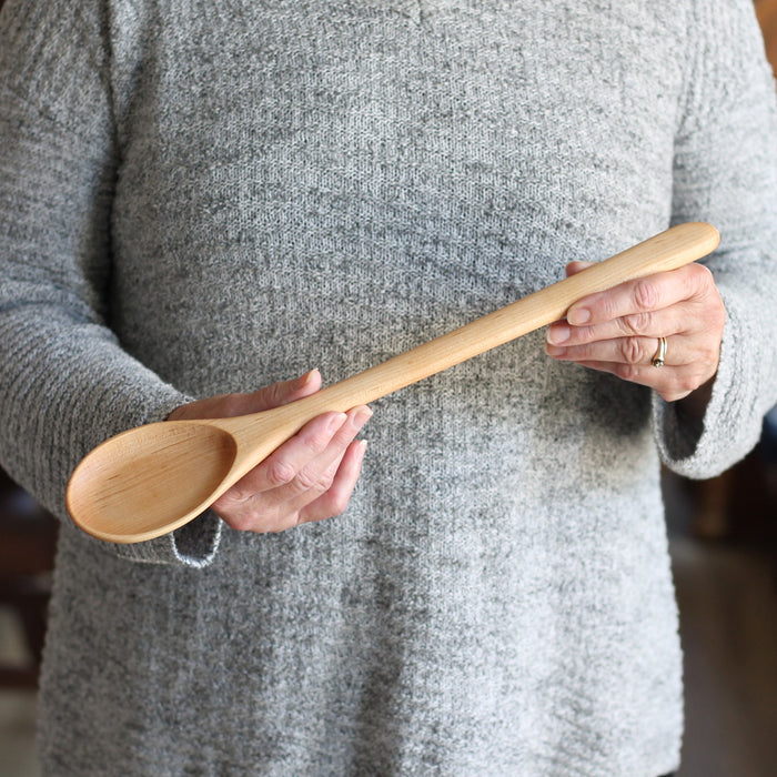 Handmade Wooden Kitchen Utensils | Long Oval Spoon image 0