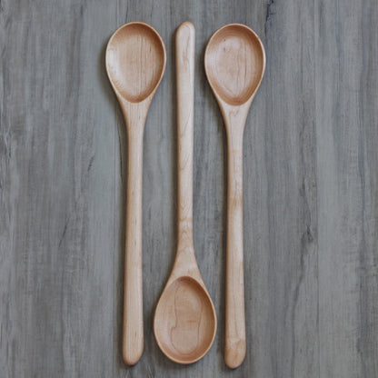 Handmade Wooden Kitchen Utensils | Long Oval Spoon image 2