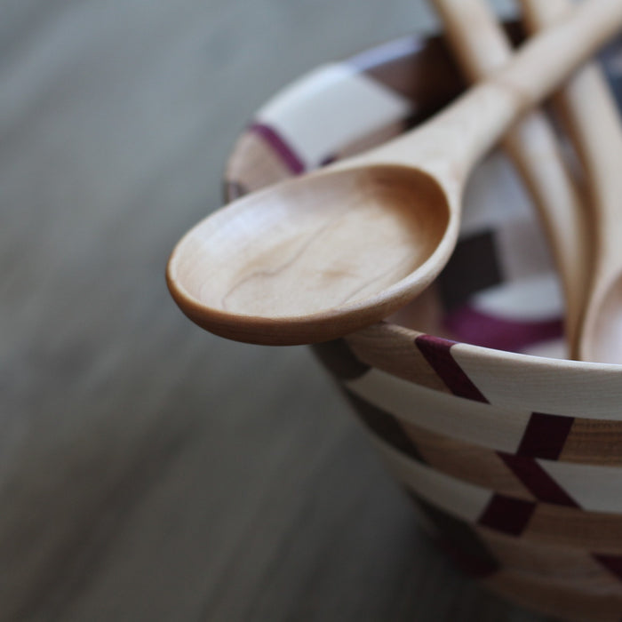 Handmade Wooden Kitchen Utensils | Long Oval Spoon image 3