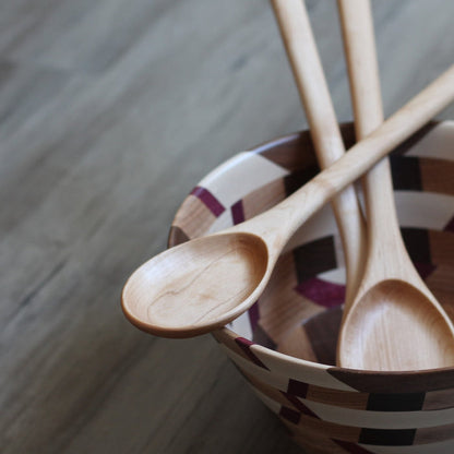 Handmade Wooden Kitchen Utensils | Long Oval Spoon image 4