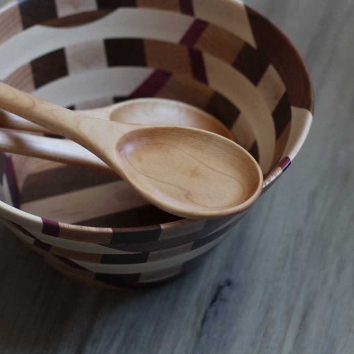 Handmade Wooden Kitchen Utensils | Long Oval Spoon image 5