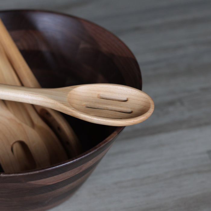 Handmade Wooden Kitchen Utensils | Oval Spoon with Slots image 4