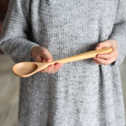 Handmade Wooden Kitchen Utensils | Round Spoon image 1