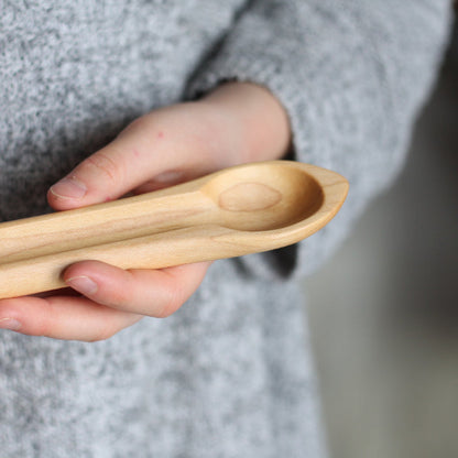 Handmade Wooden Kitchen Utensils | Short Tasting Spoon image 3