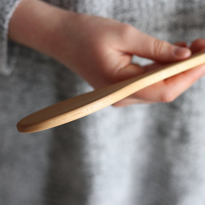 Handmade Wooden Kitchen Utensils | Thin Oval Paddle image 1