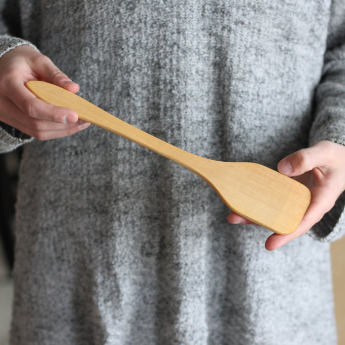 Handmade Wooden Kitchen Utensils | Thin Straight Spatula