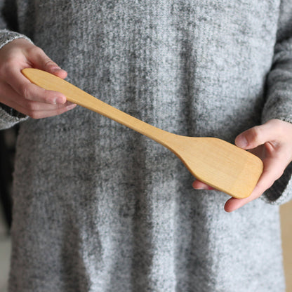 Handmade Wooden Kitchen Utensils | Thin Straight Spatula