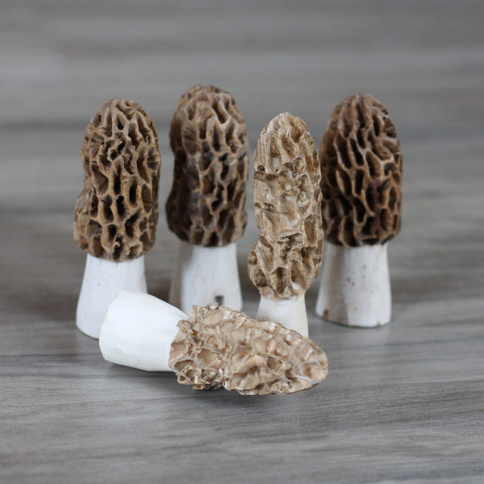 Handmade Wooden Morel Mushroom image 6