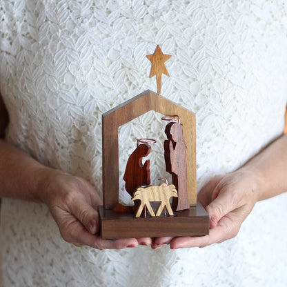 Handmade Wooden Nativity image 0