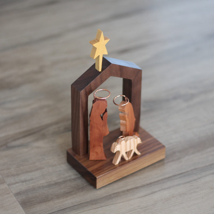 Handmade Wooden Nativity image 6