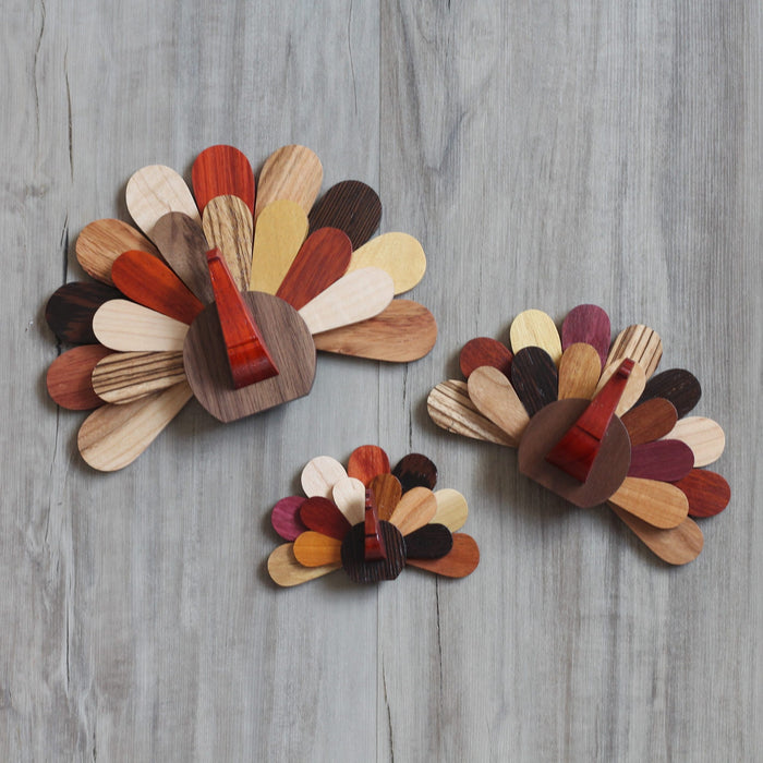 Handmade Wooden Turkeys image 0