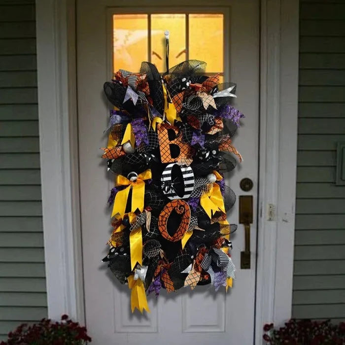Hanging Spooky Wreath