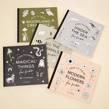 How To Draw So Many Things: Set of 5 Books For Kids (Easter)