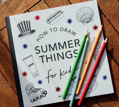 How To Draw Summer Coloring Book