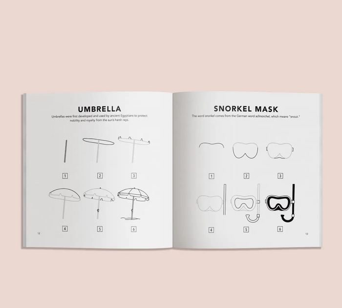 How To Draw Summer Coloring Book