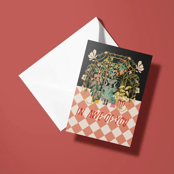 In Awe of you card