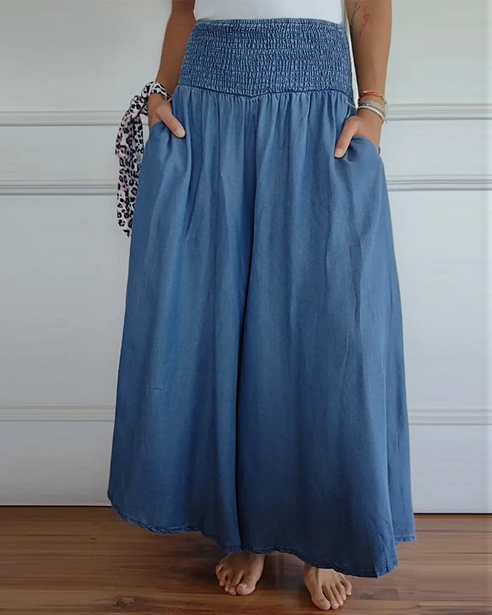 Jasper | High Waist Smock Pants