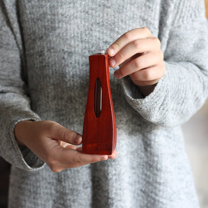 Large Wooden Bud Vase image 7