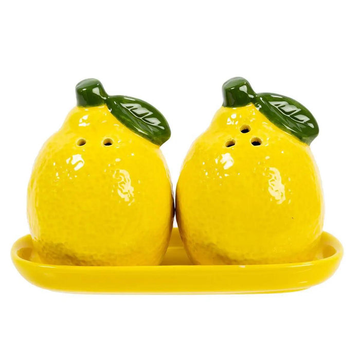 lemon salt and pepper shaker set