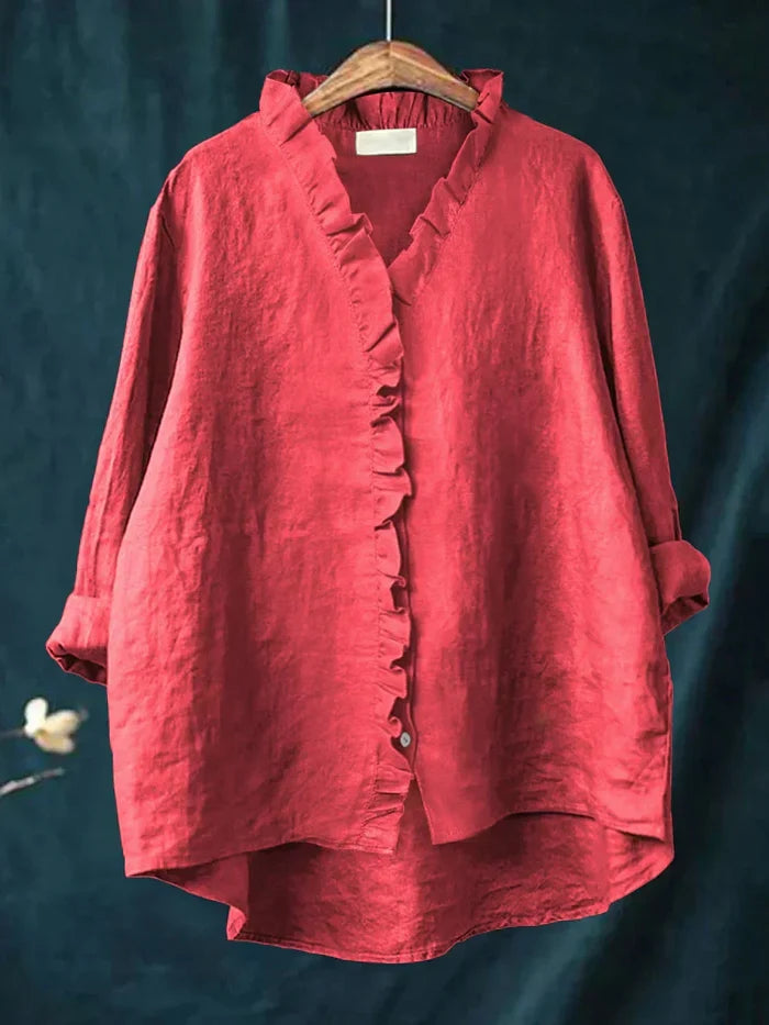 Lily - Lightweight Ruffled Blouse
