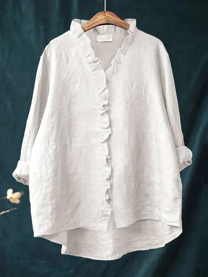 Lily - Lightweight Ruffled Blouse