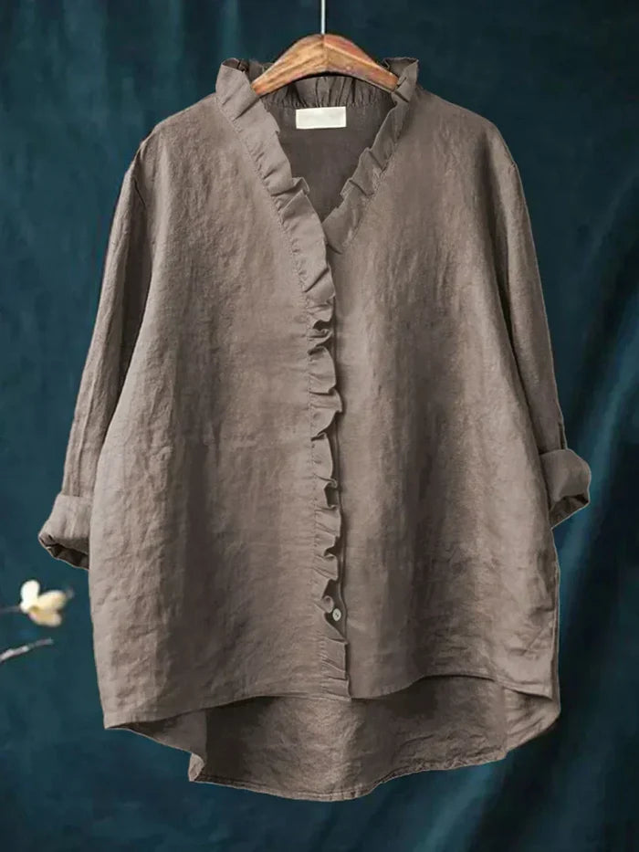 Lily - Lightweight Ruffled Blouse