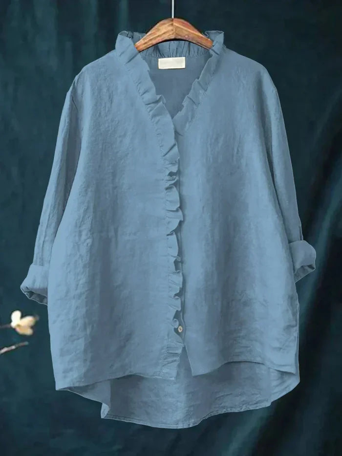 Lily - Lightweight Ruffled Blouse