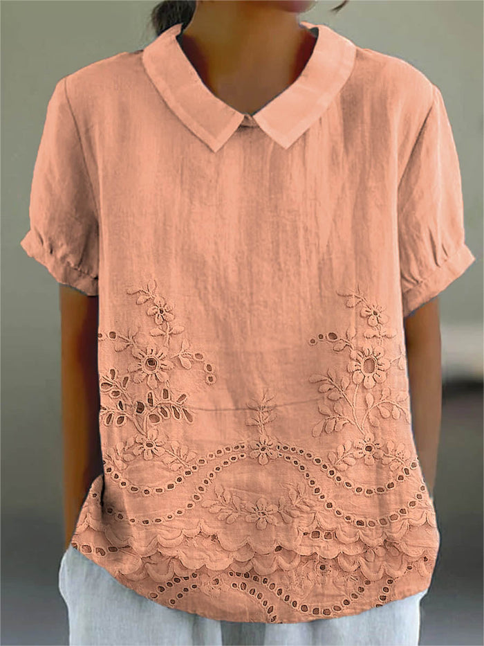 Lola | Floral Embroidered Shirt