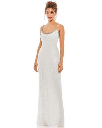Long Formal Spaghetti Strap Gown by Mac Duggal 93551