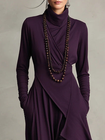 Malva | High Neck Maxi Dress