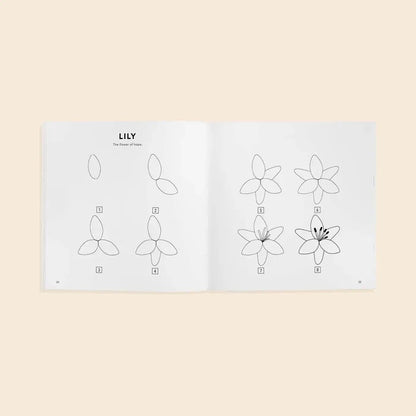 Modern Flowers: A How To Draw Book For Kids (Valentines)