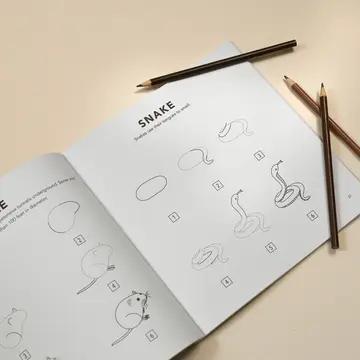 Mushrooms & Woodland Creatures: Kids How To Draw Book