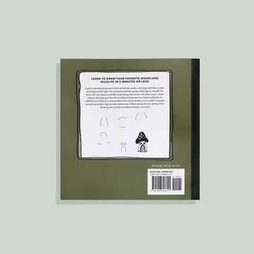 Mushrooms & Woodland Creatures: Kids How To Draw Book