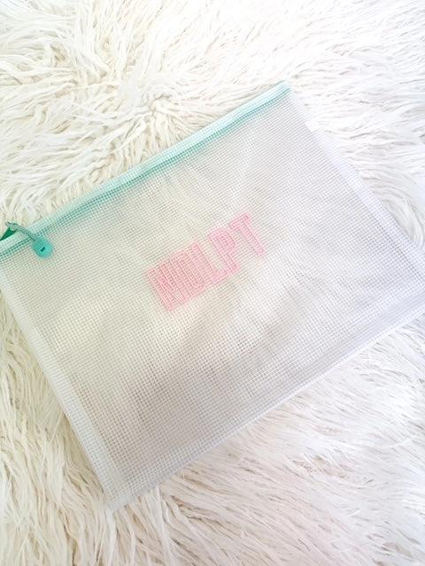 Needlepoint project bag