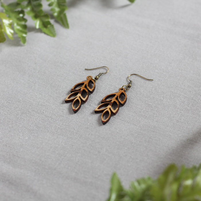 Olive Earrings - Varied Stripes $24 image