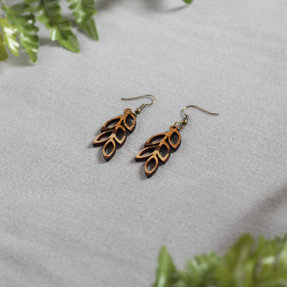 Olive Earrings - Varied Stripes $24 image