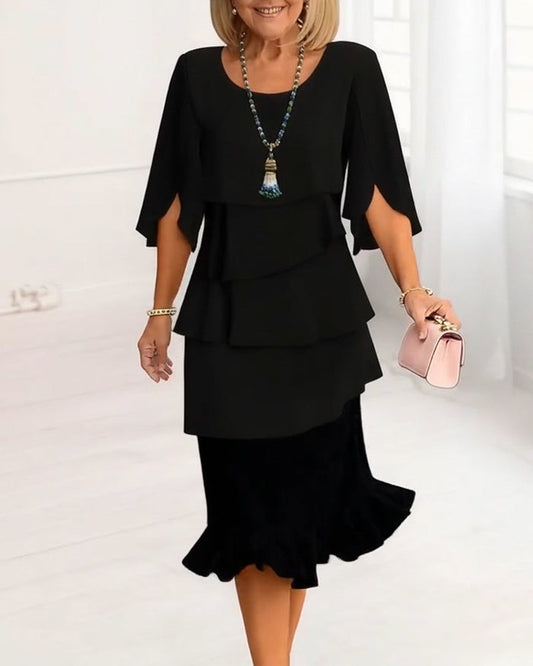Patricia | Elegant Ruffled Dress