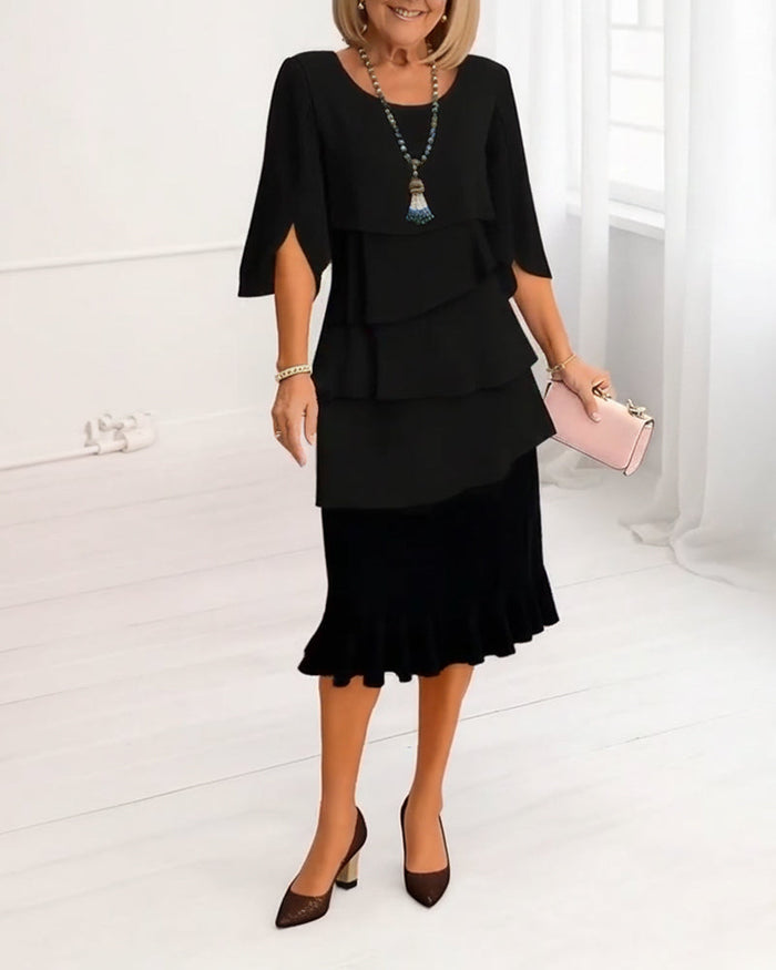 Patricia | Elegant Ruffled Dress
