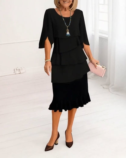 Patricia | Elegant Ruffled Dress
