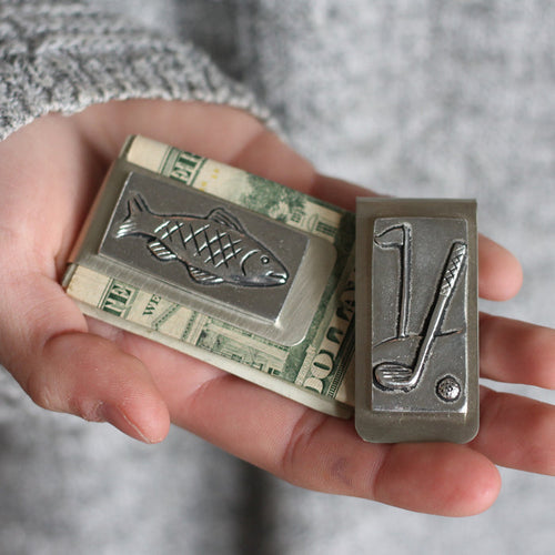 Pewter Money Clip