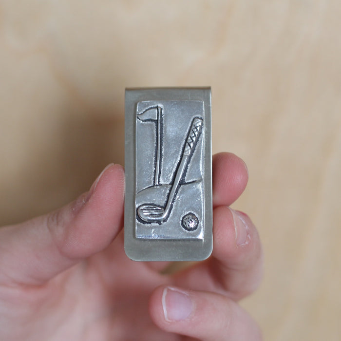 Pewter Money Clip