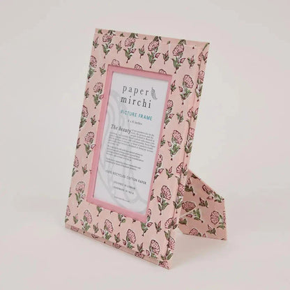 pink paper miche frame
