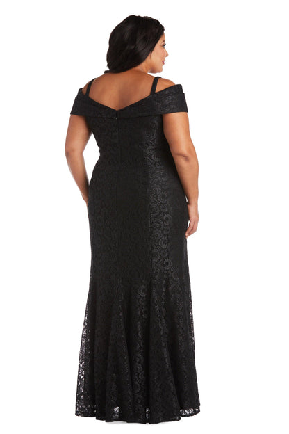 R&M Richards 2047W Formal Plus Size Long Lace Gown