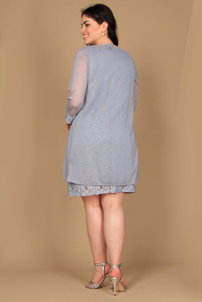 Short Jacket Mother of the Bride Dress by R&M Richards 2208