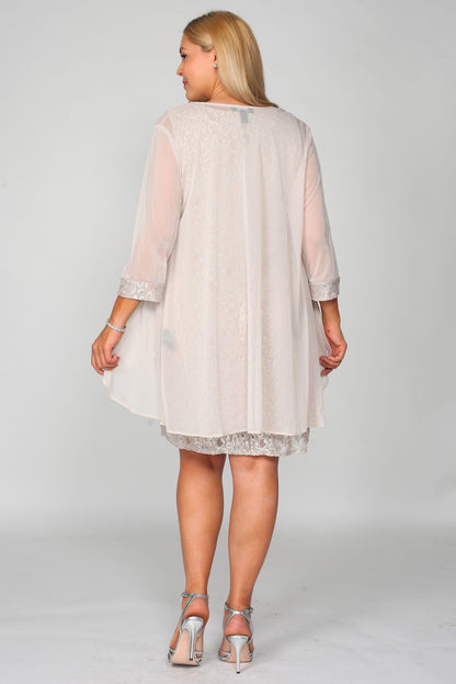 Short Jacket Mother of the Bride Dress by R&M Richards 2208